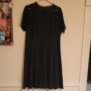 Chic Black Lace Dress